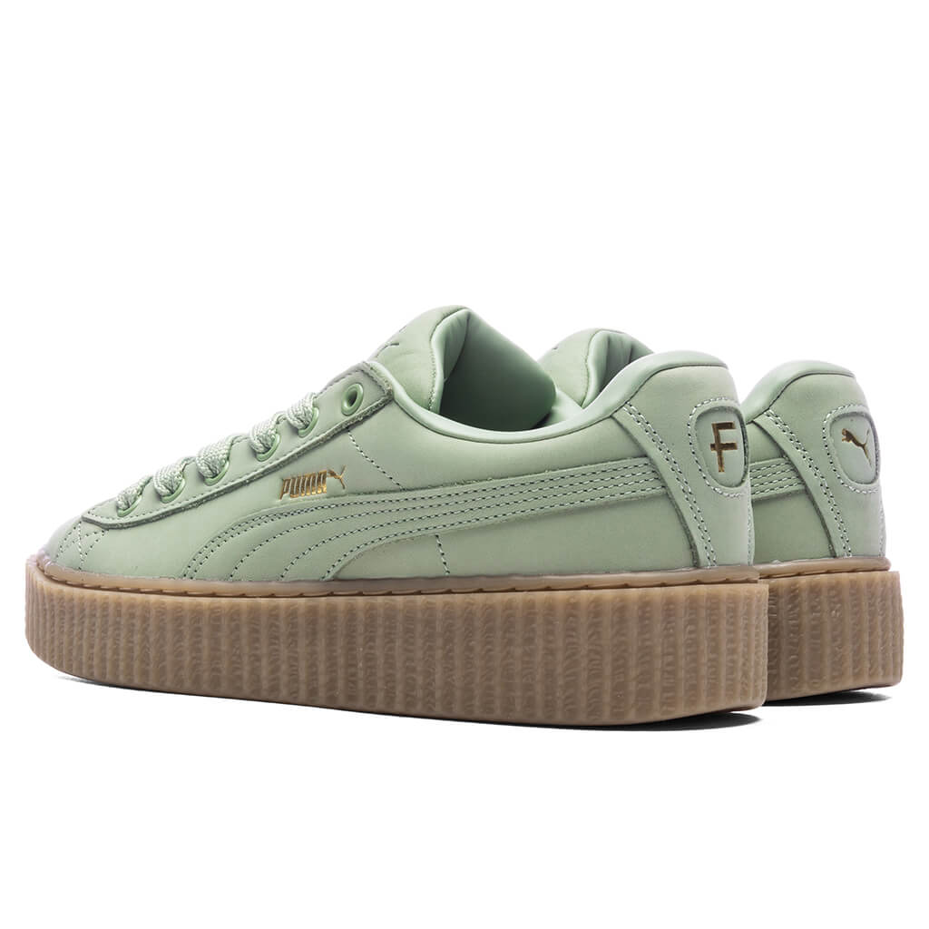 Women's Creeper Phatty Nubuck - Green Fog
