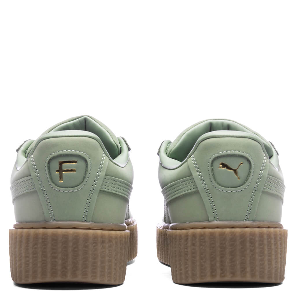 Women's Creeper Phatty Nubuck - Green Fog