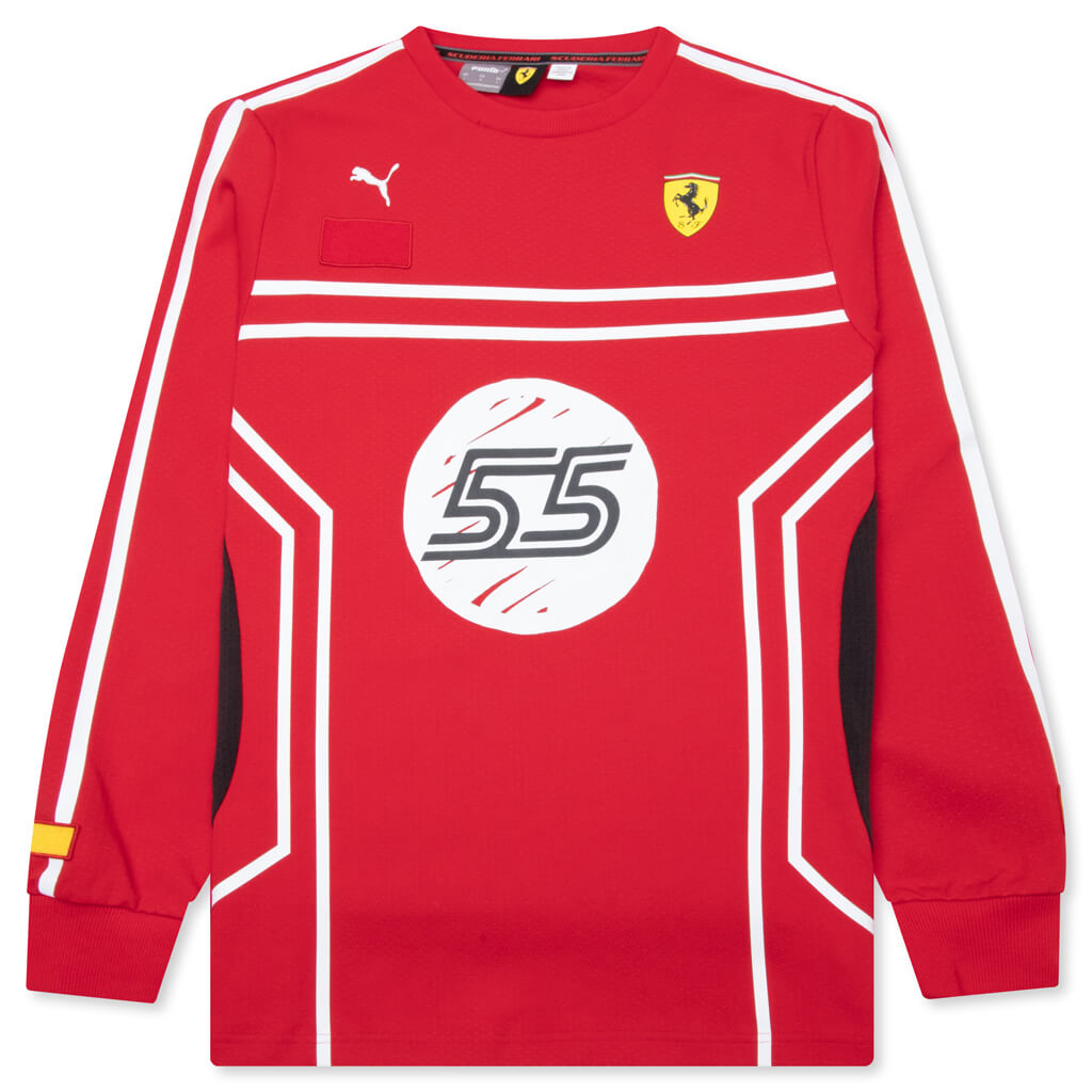 Ferrari Mesh Crew - Rosso Corsa