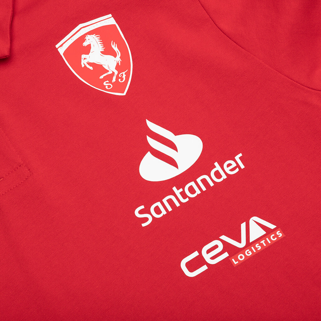 for Scuderia Ferrari Replica Polo - Rosso Corsa