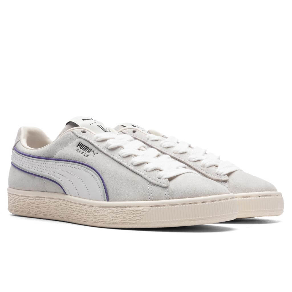 Women's Suede - White/White