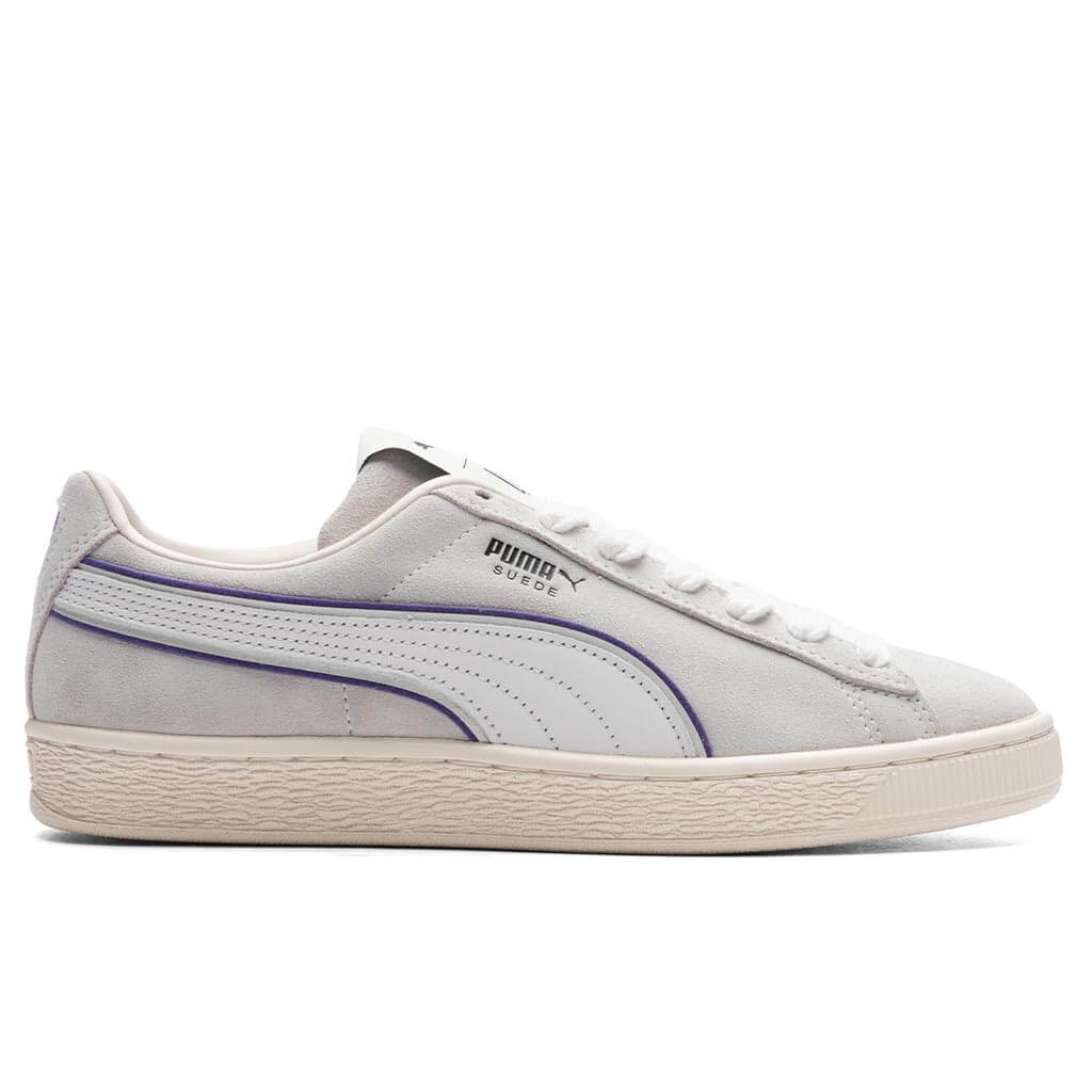 Women's Suede - White/White
