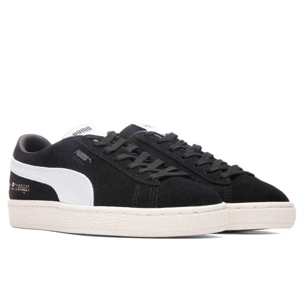 Women's Suede 'Forever Stronger' - Black/Whisper White