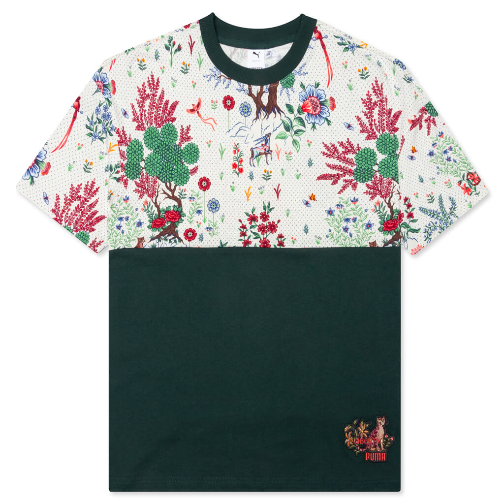 Women's AOP Tee - Green