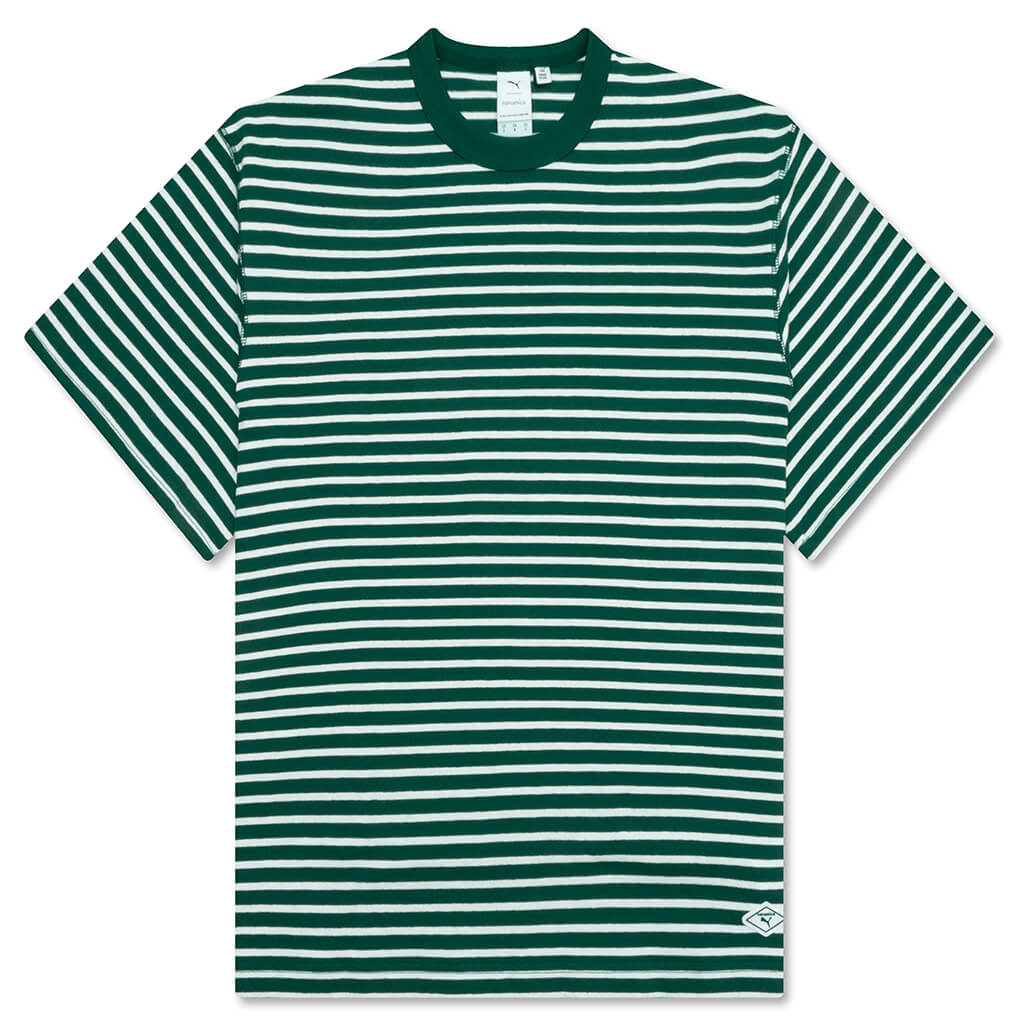 Striped Tee - Green