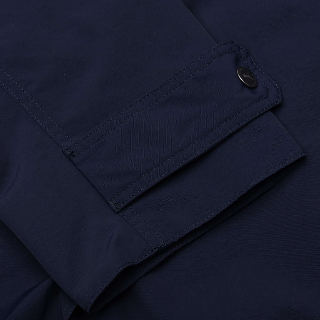 Woven Coat - Blue
