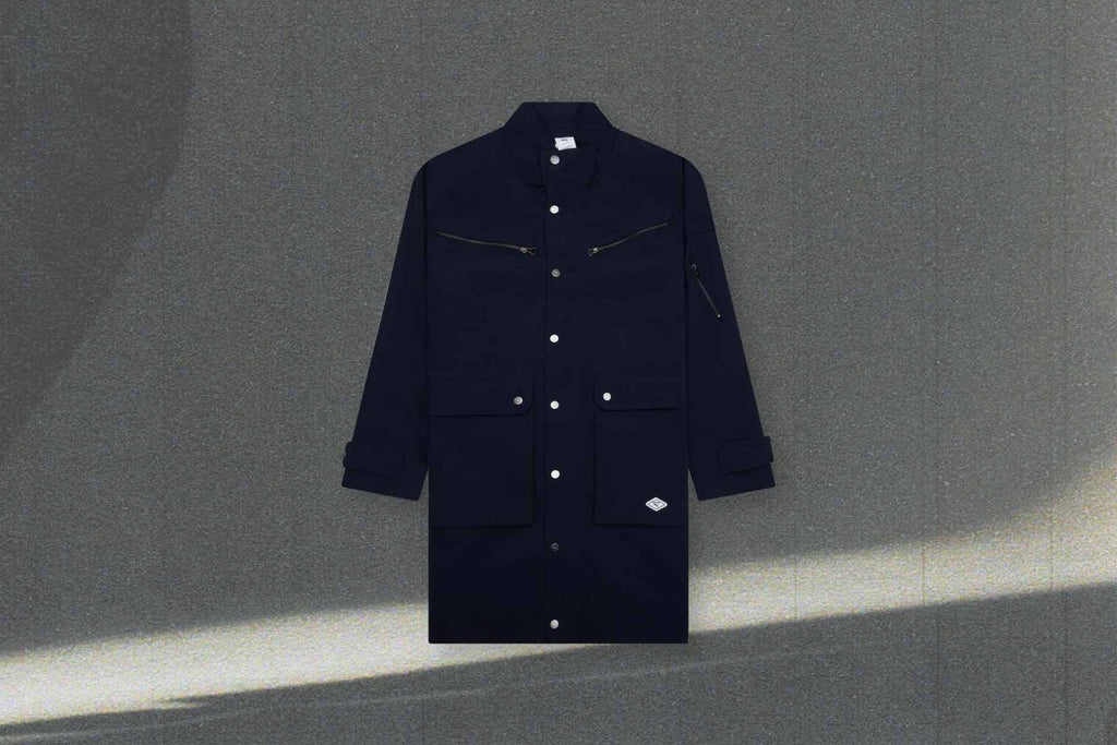 Woven Coat - Blue