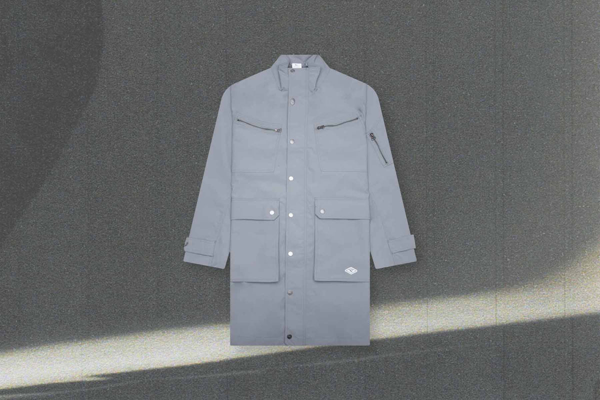Woven Coat - Grey