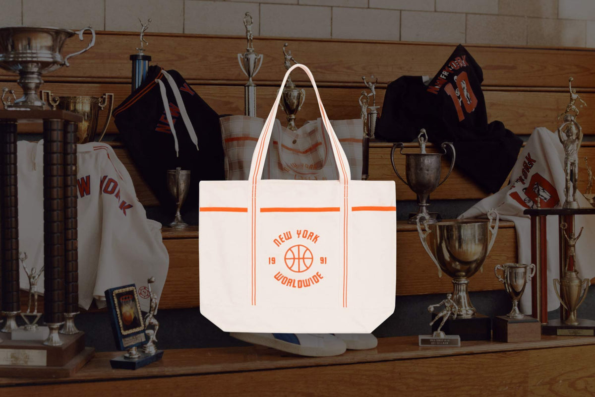 Oversized Tote Bag - White