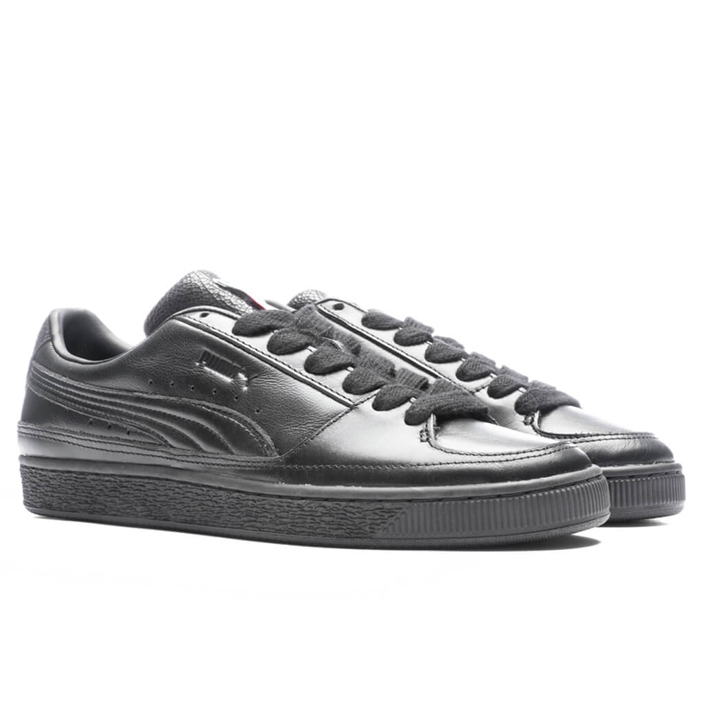 Suede L - Black/Whisper White