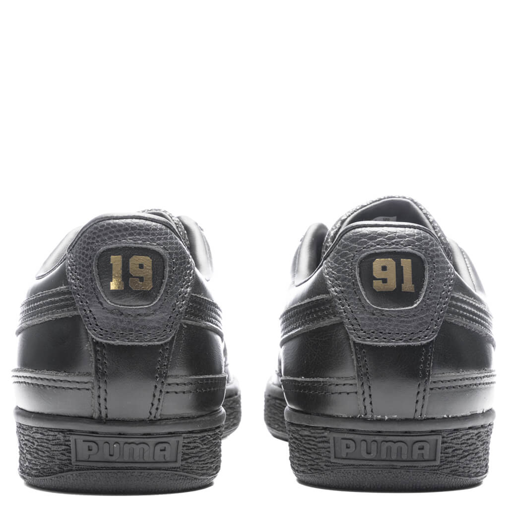 Suede L - Black/Whisper White