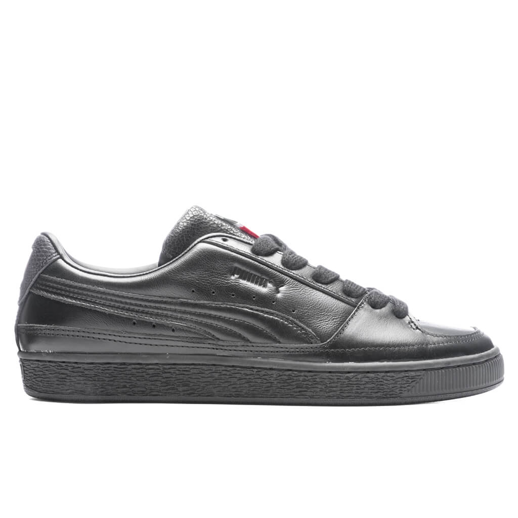 Suede L - Black/Whisper White