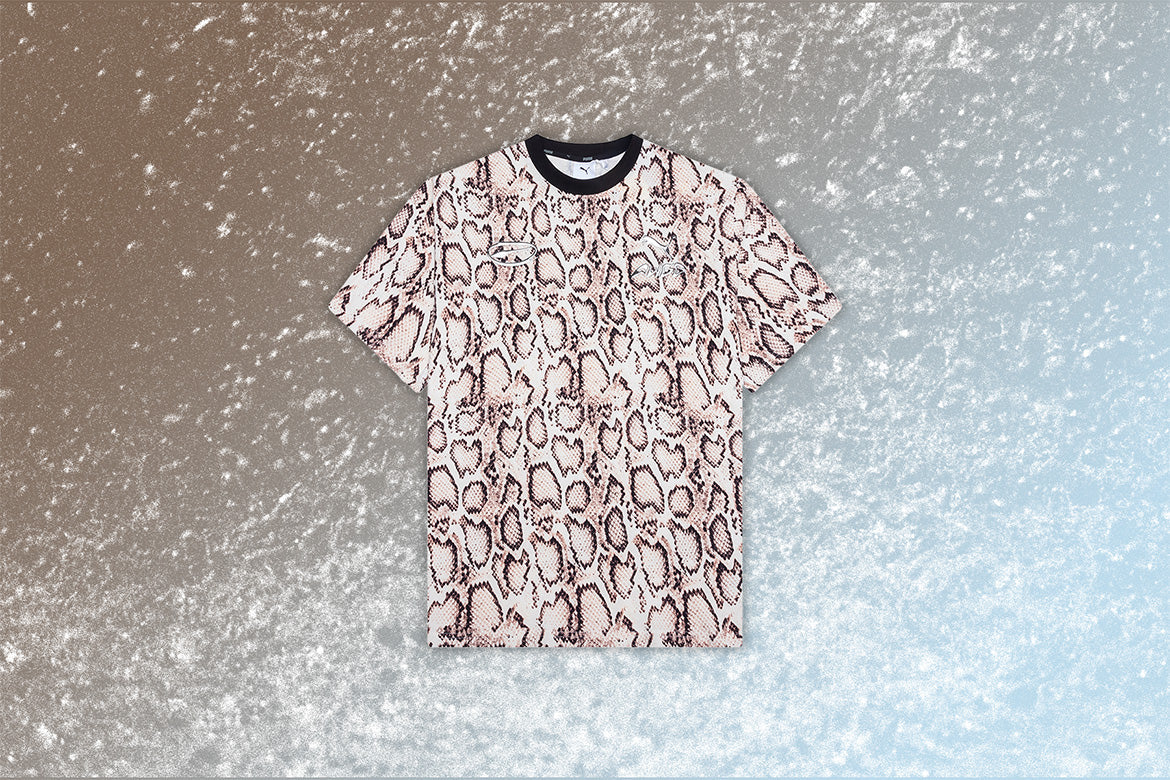 Snakeskin Tee - Frosted Ivory
