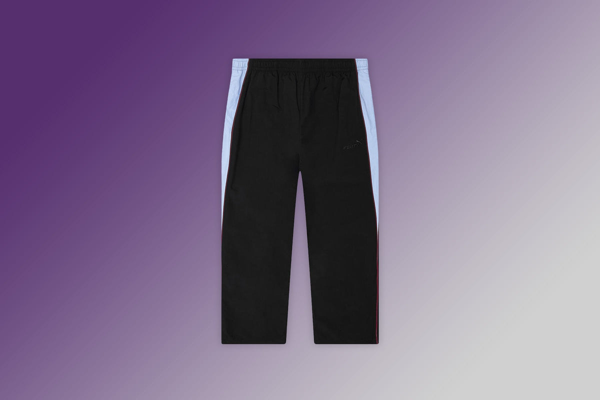 Nylon Track Pants - Black