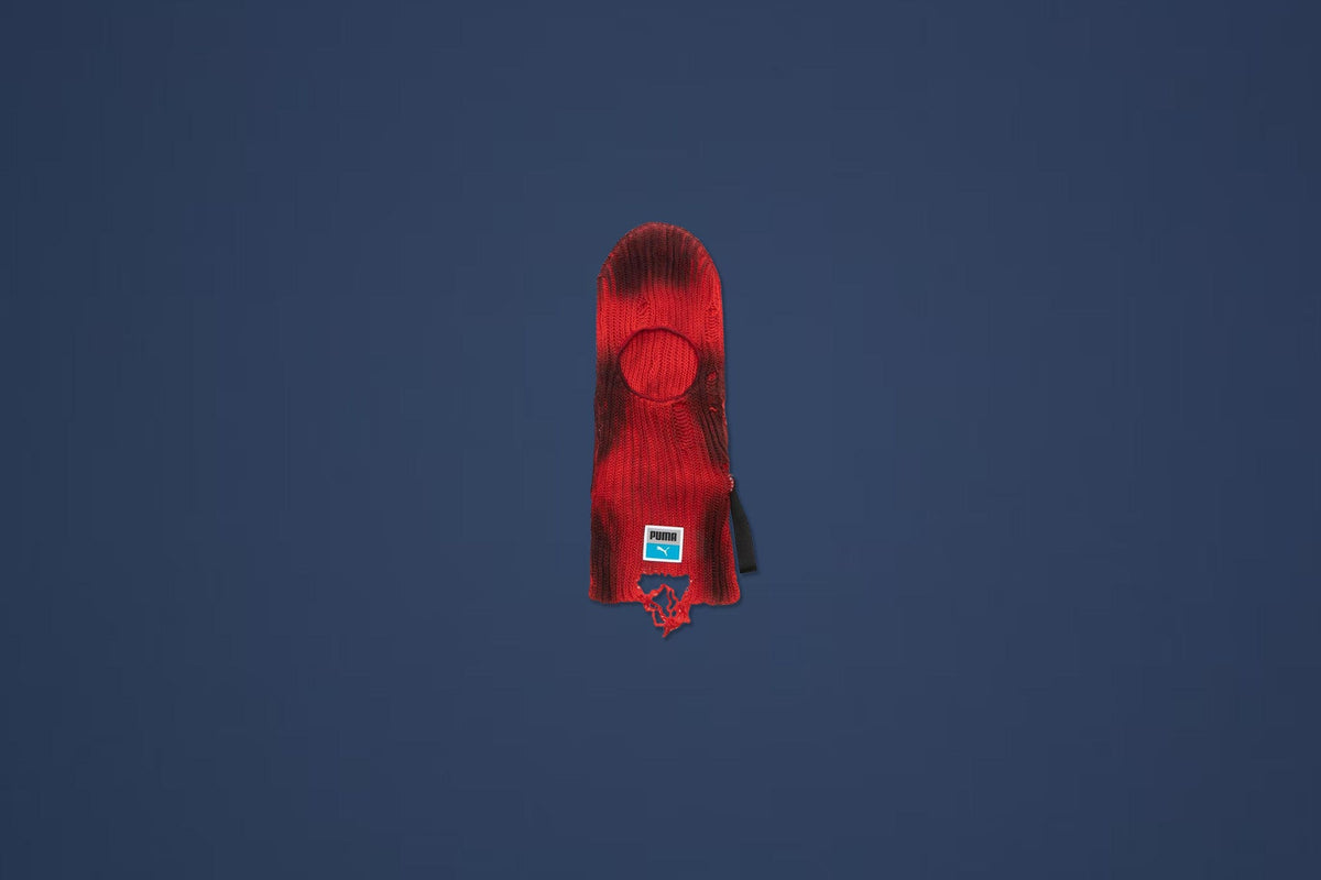 Knitted Balaclava - Red