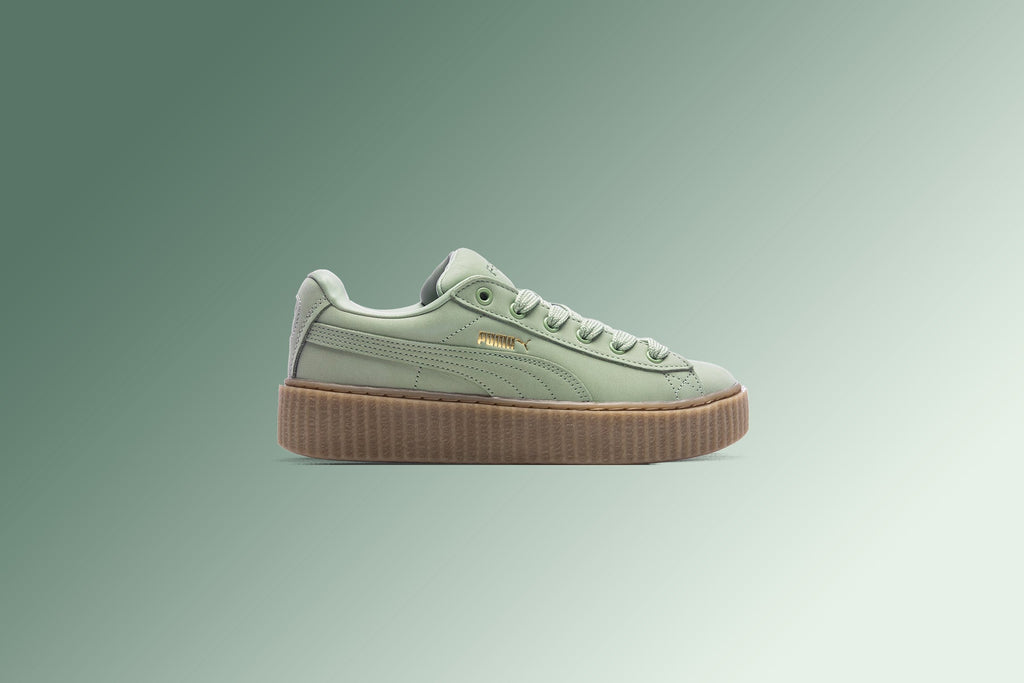 Women's Creeper Phatty Nubuck - Green Fog
