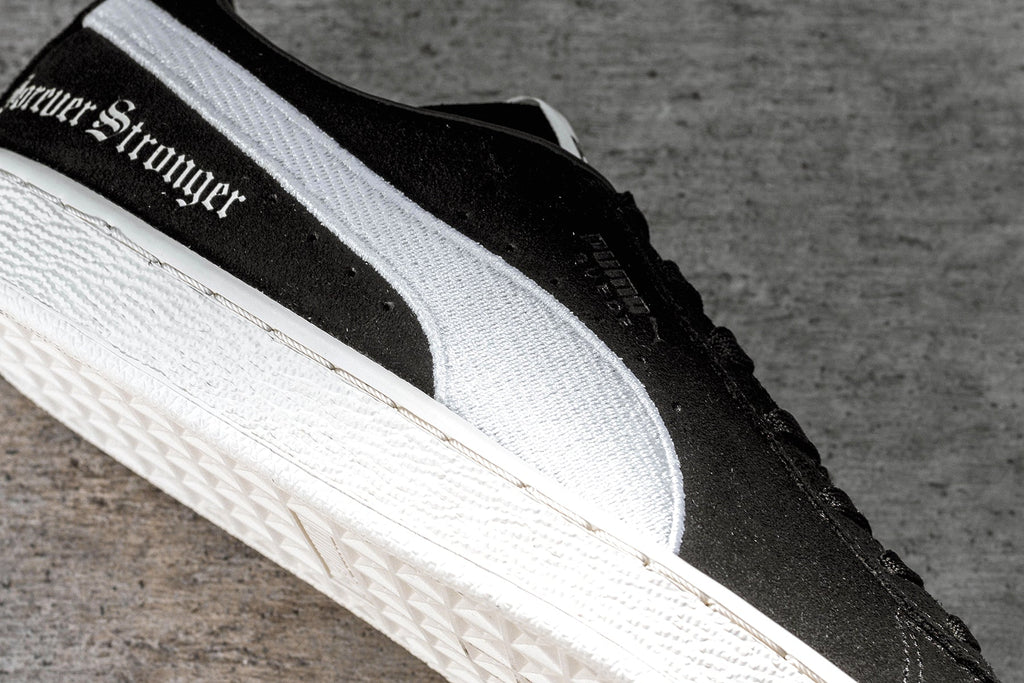 Women's Suede 'Forever Stronger' - Black/Whisper White