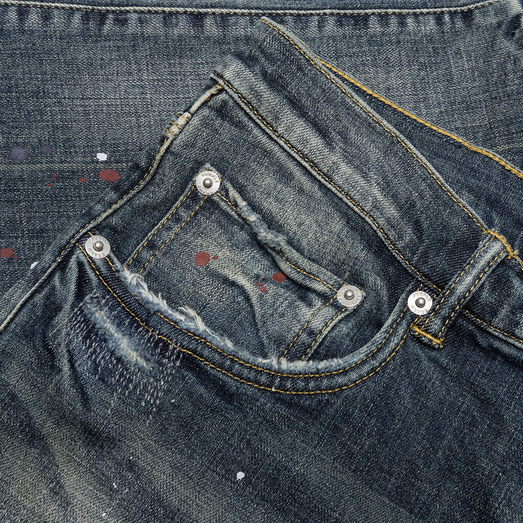 P001 - Vintage Indigo Repair Dirty Paint