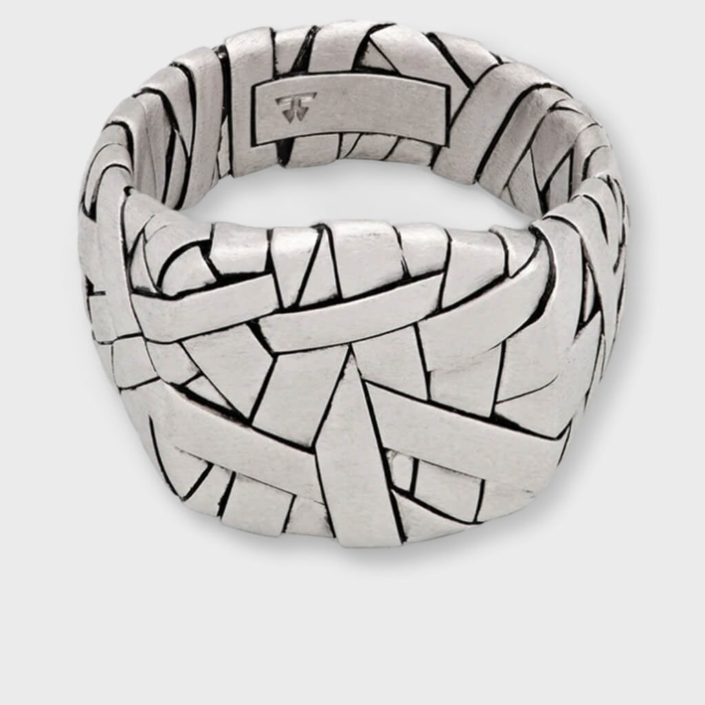 Quilt Ring - S925 Sterling Silver