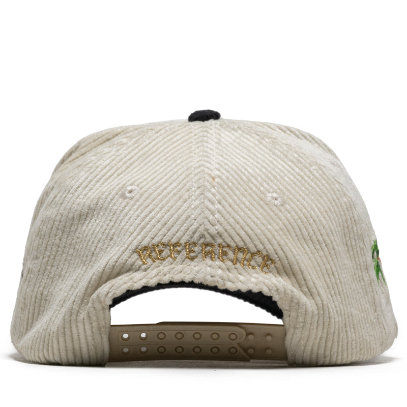 Reference Paradise LA Corduroy Snapback - Cream/Black