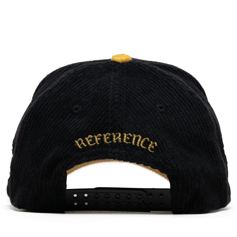Reference Stirates Corduroy Snapback - Black/Yellow
