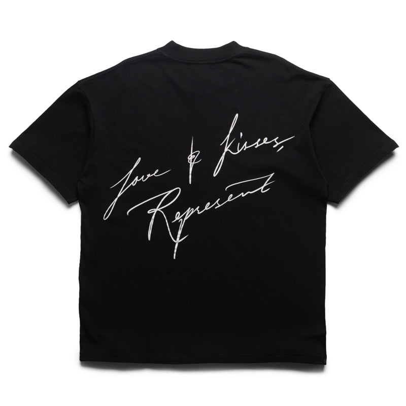 Represent Love and Kisses Tee - Jet Black