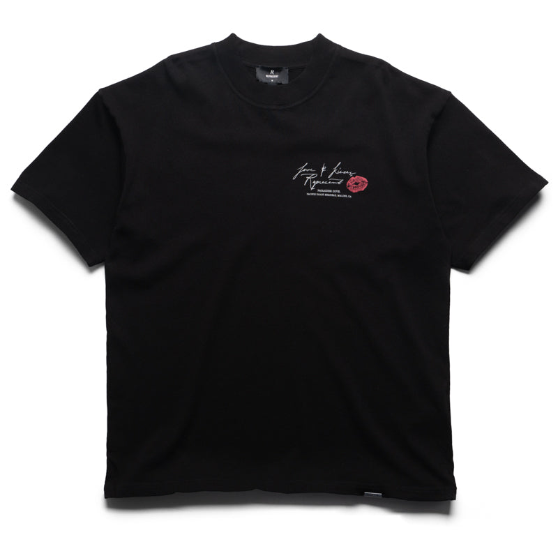 Represent Love and Kisses Tee - Jet Black