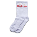 Rhude Rossa Logo Sock - White/Red