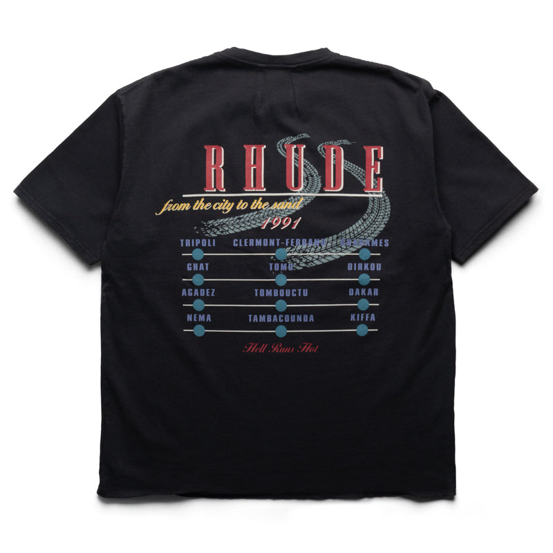 Rhude The Desert Decides Tee - Vintage Black/Red