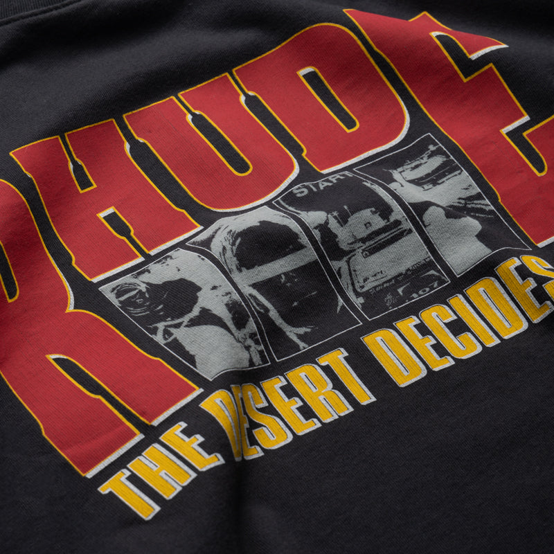 Rhude The Desert Decides Tee - Vintage Black/Red