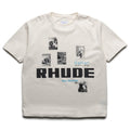 Rhude Winter 91 Rallye Tee - Vintage White/Black