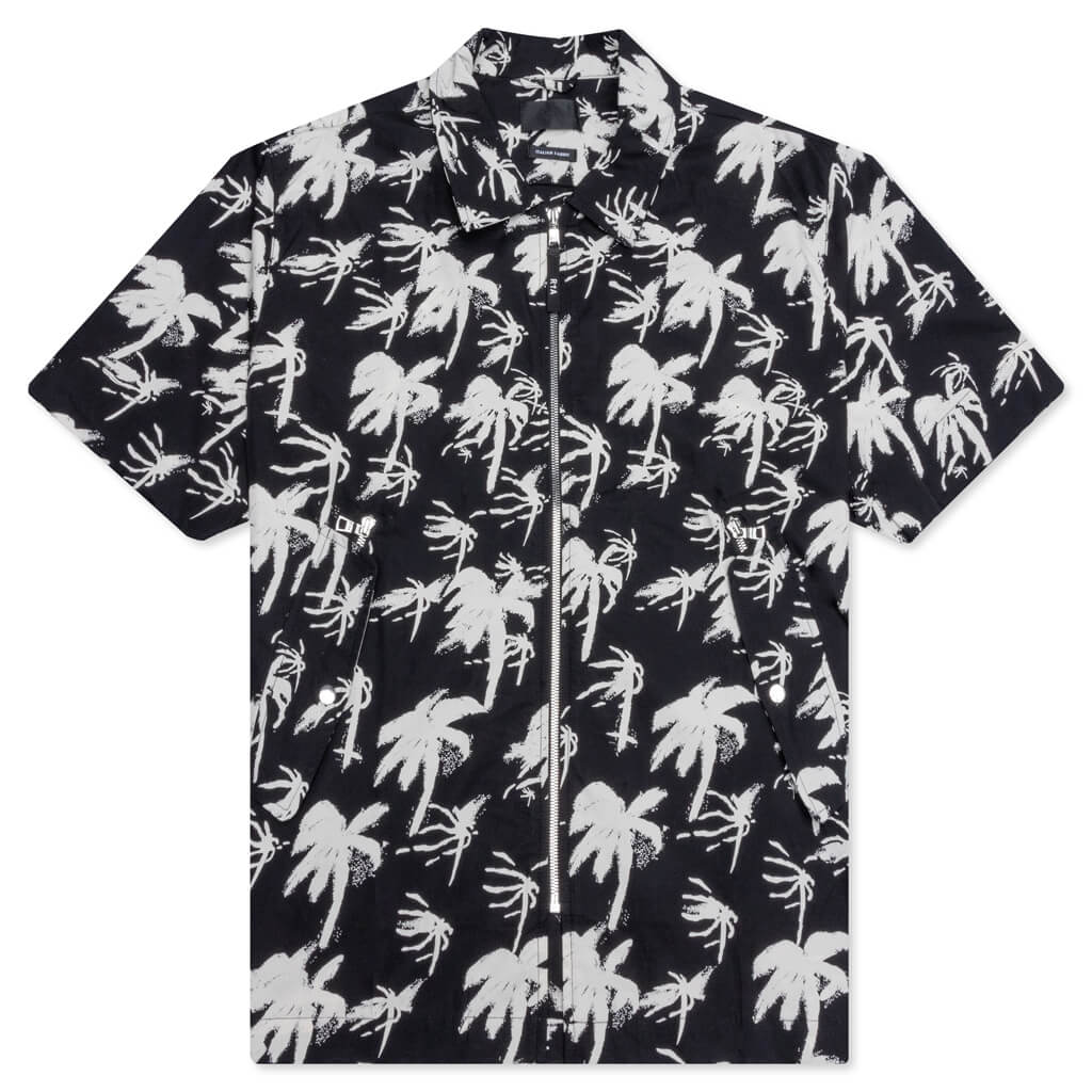 Aiden S/S Shirt Zippers - Palm Tree