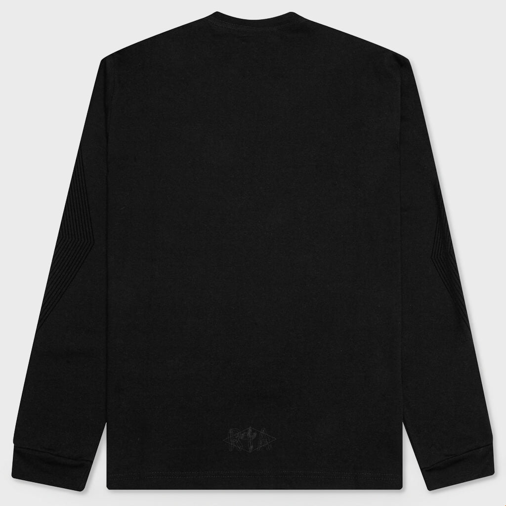 Lawrence Classic L/S T-Shirt - Black/3D Logo