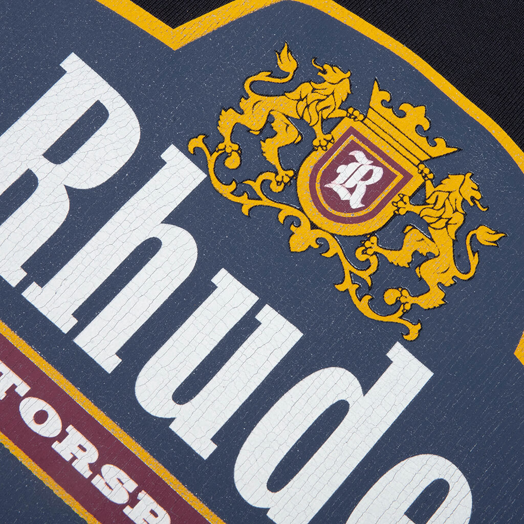 Racing Crest Hoodie - Vintage Black/Navy