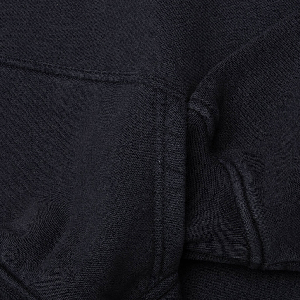 Racing Crest Hoodie - Vintage Black/Navy