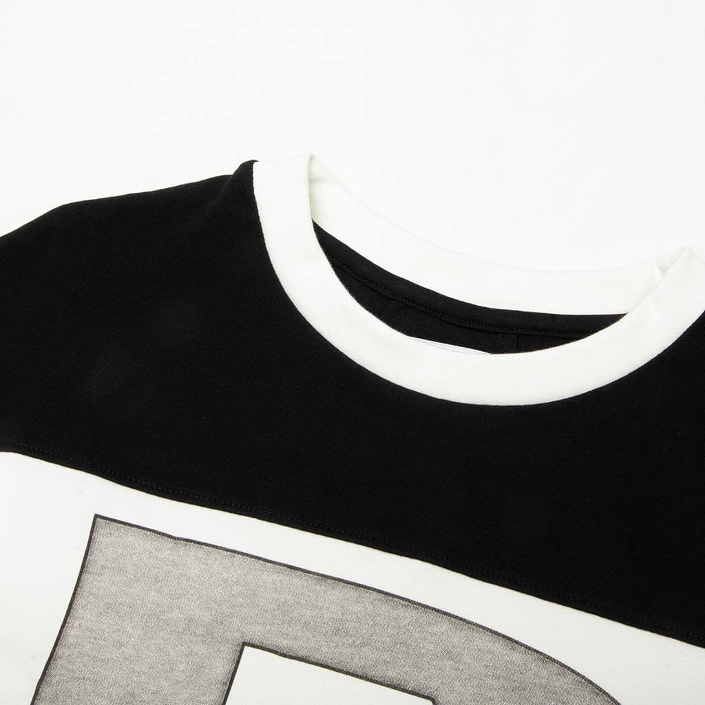 Racing Panel L/S Tee - White/Black/Red