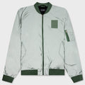 Classic Bomber w/ Leather Patch - Green