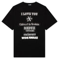 I Love You Big Fit T-Shirt - Black