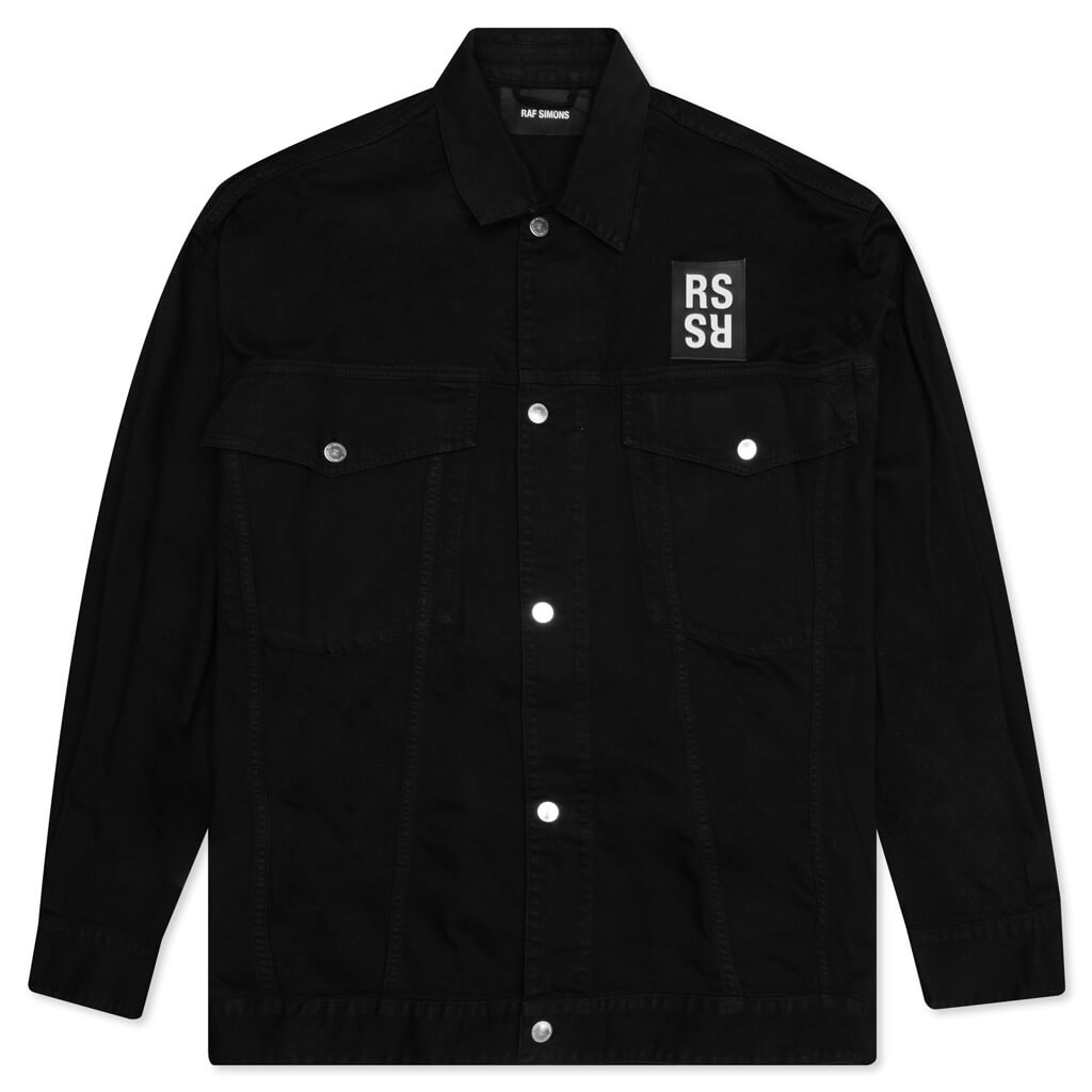 Oversized Denim Jacket - Black