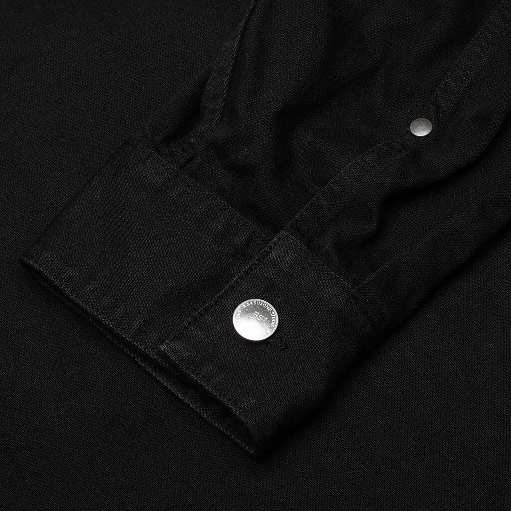Oversized Denim Jacket - Black