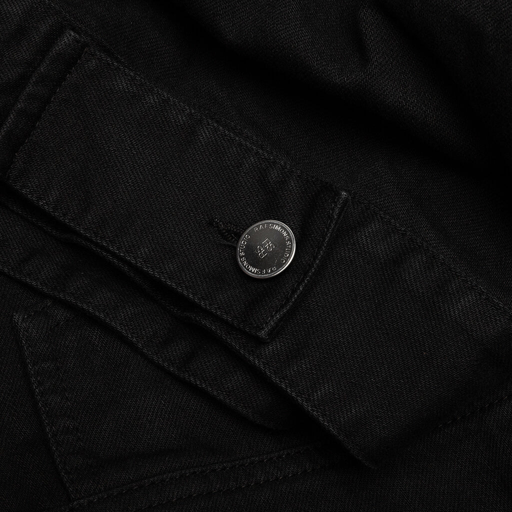 Oversized Denim Jacket - Black