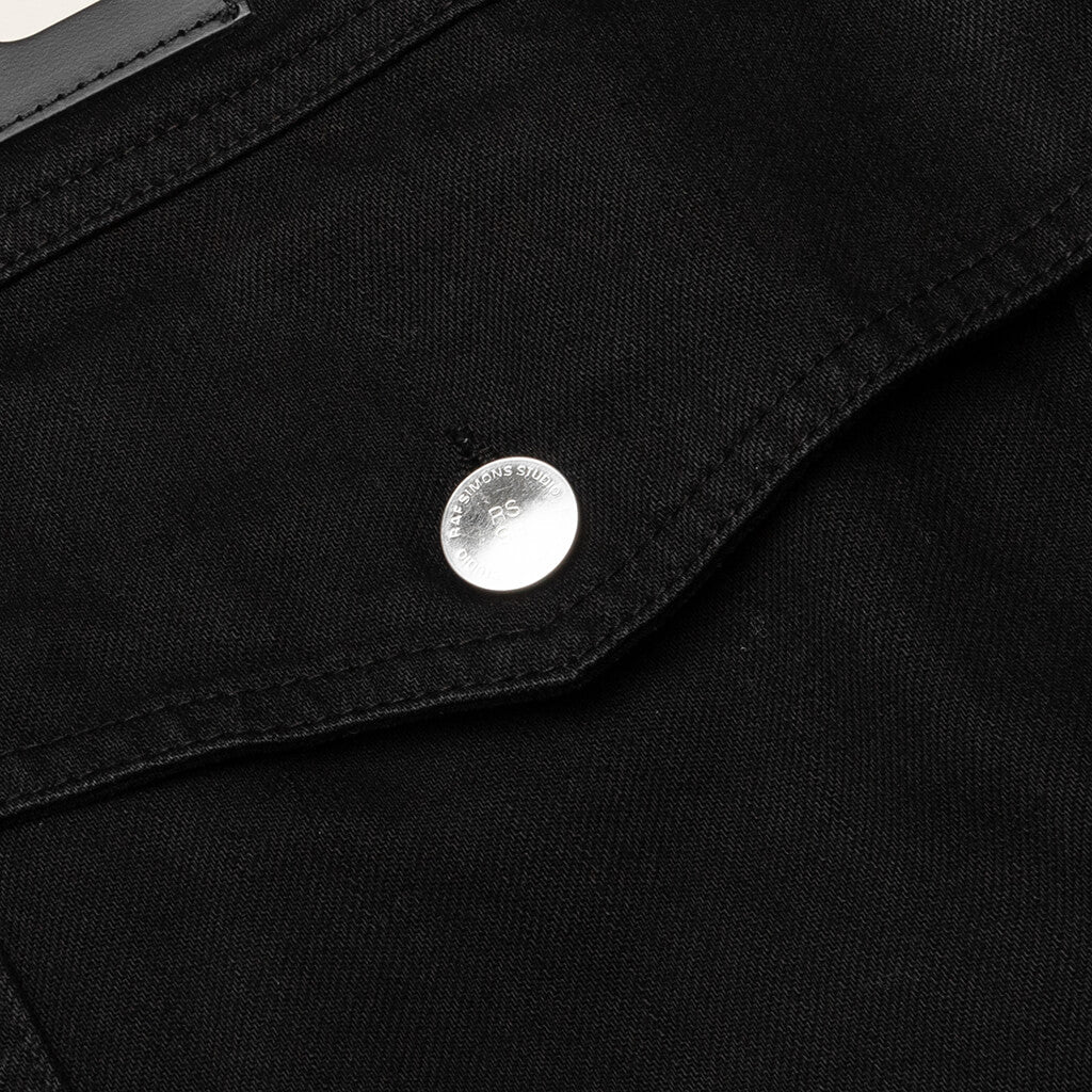 Oversized Denim Jacket - Black