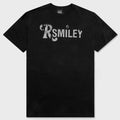 RSmiley Print Big Fit T-Shirt - Black