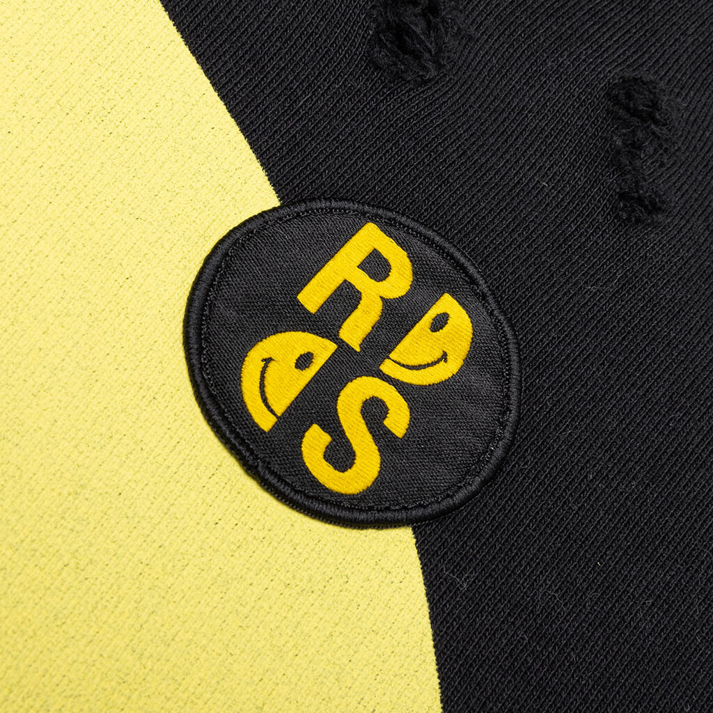 Smiley Print 50th Anniversary Hoodie - Black