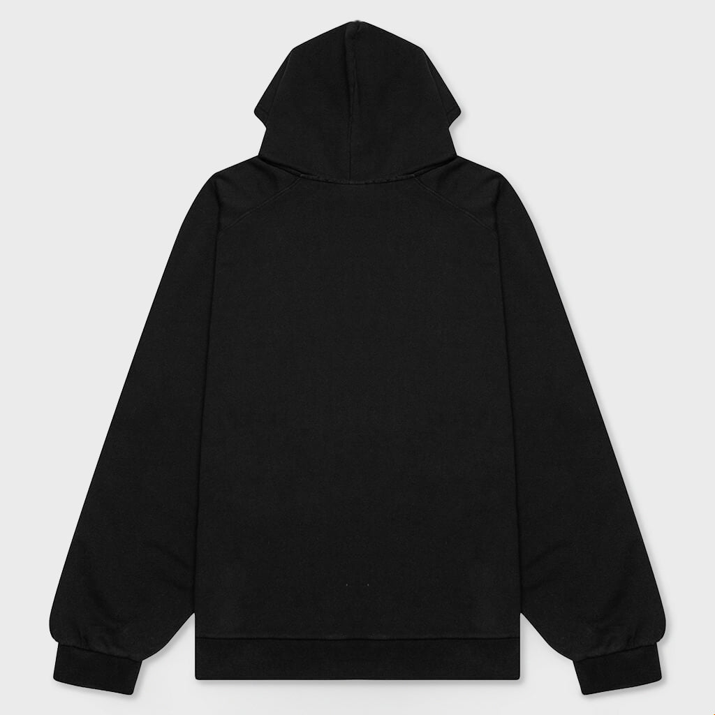 Smiley Print 50th Anniversary Hoodie - Black