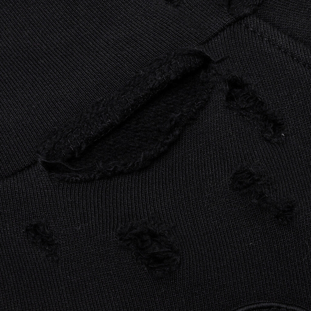 Smiley Print 50th Anniversary Hoodie - Black