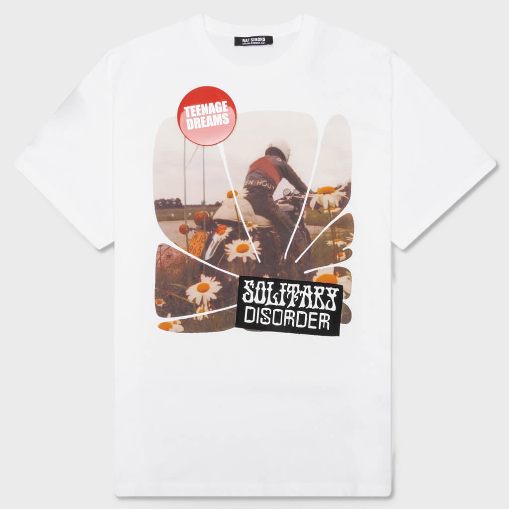 Solitary Disorder Big Fit T-Shirt - White