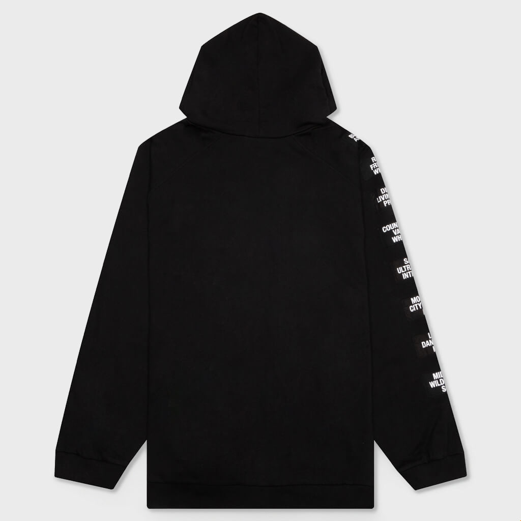 Teenage Dreams Oversized Hoodie - Black