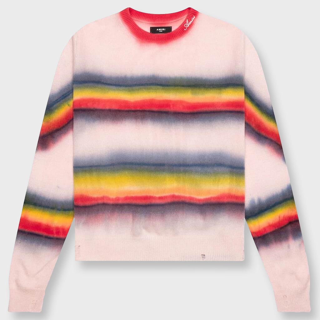 Rainbow Tie Dye Crew - Multi