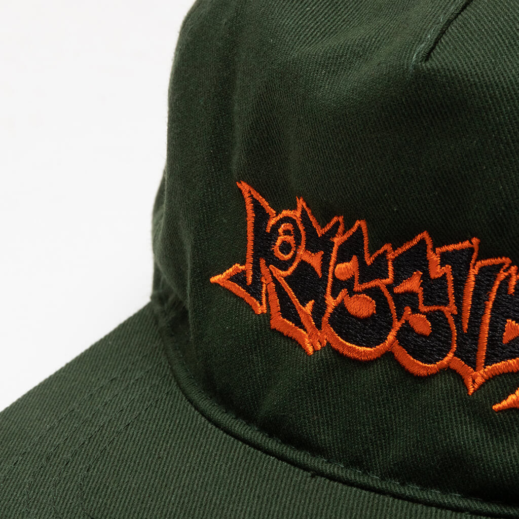 Graffiti Logo Cap - Dark Green